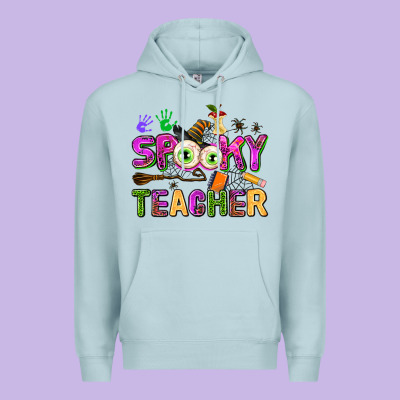 Spooky Teacher Premium Hoodie Designed By Adodesignshop