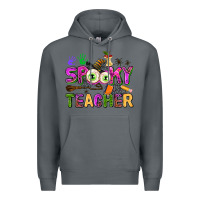 Rock spooky teacher Premium Hoodie - AdoDesignShop