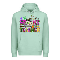 Seafoam spooky teacher Premium Hoodie - AdoDesignShop