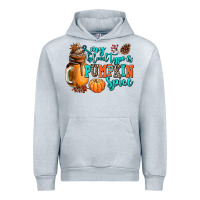 Heather Grey my blood type is pumpkin spice Urban Hoodie - AdoDesignShop