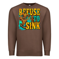 Chestnut refuse to sink western Premium Sweatshirt - texasbilliewilder
