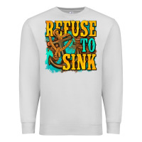 Dove Grey refuse to sink western Premium Sweatshirt - texasbilliewilder