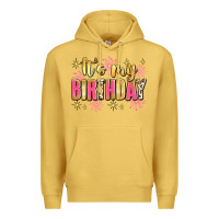 Antique Gold it's my birthday Premium Hoodie - JahusDesignShop