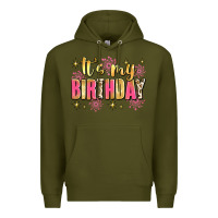 Army Green it's my birthday Premium Hoodie - JahusDesignShop