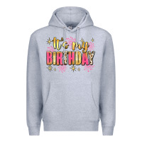 Heather Grey it's my birthday Premium Hoodie - JahusDesignShop
