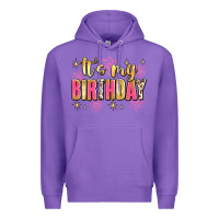 Purple it's my birthday Premium Hoodie - JahusDesignShop
