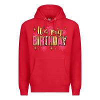 Red it's my birthday Premium Hoodie - JahusDesignShop