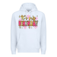 White it's my birthday Premium Hoodie - JahusDesignShop