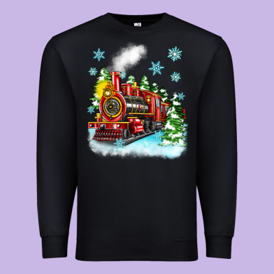 Christmas Polar Express Premium Sweatshirt Designed By Zillion Design Studio