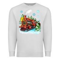 Dove Grey christmas polar express Premium Sweatshirt - Zillion Design Studio
