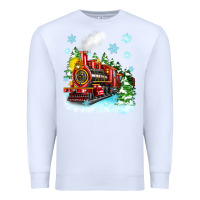 White christmas polar express Premium Sweatshirt - Zillion Design Studio