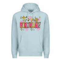 Blue Mist it's my birthday Premium Hoodie - JahusDesignShop