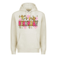 Oatmeal Heather it's my birthday Premium Hoodie - JahusDesignShop