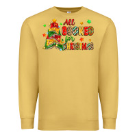 Antique Gold all booked for christmas Premium Sweatshirt - Zillion Design Studio