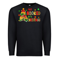 Black all booked for christmas Premium Sweatshirt - Zillion Design Studio