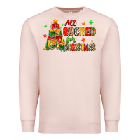Pale Pink all booked for christmas Premium Sweatshirt - Zillion Design Studio