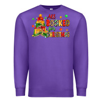 Purple all booked for christmas Premium Sweatshirt - Zillion Design Studio