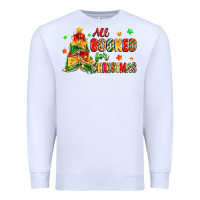 White all booked for christmas Premium Sweatshirt - Zillion Design Studio