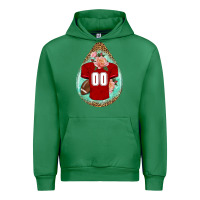 Emerald american football and western roses teardrop Urban Hoodie - BundleAndBundleShop