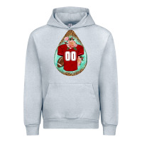 Heather Grey american football and western roses teardrop Urban Hoodie - BundleAndBundleShop