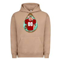 Pigment Burro american football and western roses teardrop Urban Hoodie - BundleAndBundleShop