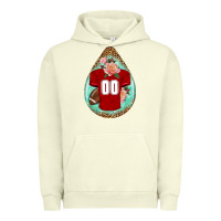 Pigment Pistachio american football and western roses teardrop Urban Hoodie - BundleAndBundleShop