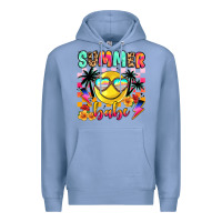 Colony Blue summer babe Premium Hoodie - JahusDesignShop