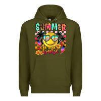 Army Green summer babe Premium Hoodie - JahusDesignShop