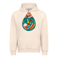 Sandshell american football and western roses teardrop Urban Hoodie - BundleAndBundleShop