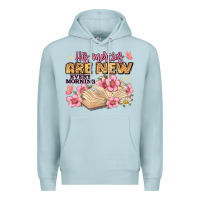 Blue Mist his mercies are new every morning lamentations 3 2 Premium Hoodie - JahusDesignShop