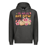 Charcoal Heather his mercies are new every morning lamentations 3 2 Premium Hoodie - JahusDesignShop
