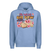 Colony Blue his mercies are new every morning lamentations 3 2 Premium Hoodie - JahusDesignShop