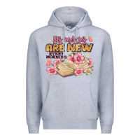 Heather Grey his mercies are new every morning lamentations 3 2 Premium Hoodie - JahusDesignShop