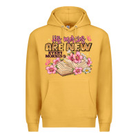 Mustard his mercies are new every morning lamentations 3 2 Premium Hoodie - JahusDesignShop