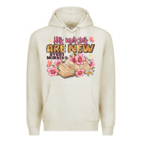 Oatmeal Heather his mercies are new every morning lamentations 3 2 Premium Hoodie - JahusDesignShop