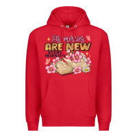 Red his mercies are new every morning lamentations 3 2 Premium Hoodie - JahusDesignShop