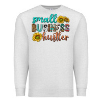 Oatmeal Heather small business hustler Premium Sweatshirt - texasbilliewilder