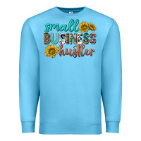 Ocean Blue small business hustler Premium Sweatshirt - texasbilliewilder