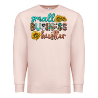 Pale Pink small business hustler Premium Sweatshirt - texasbilliewilder