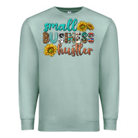 Seafoam small business hustler Premium Sweatshirt - texasbilliewilder