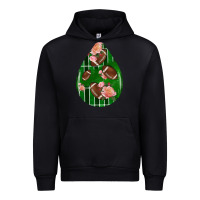Black american football and western roses teardrop Urban Hoodie - BundleAndBundleShop