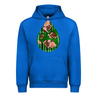 Cobalt american football and western roses teardrop Urban Hoodie - BundleAndBundleShop