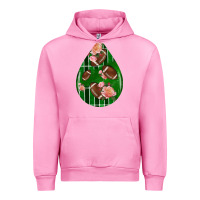 Fuchsia Pink american football and western roses teardrop Urban Hoodie - BundleAndBundleShop