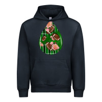 Navy american football and western roses teardrop Urban Hoodie - BundleAndBundleShop