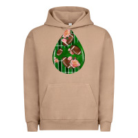 Pigment Burro american football and western roses teardrop Urban Hoodie - BundleAndBundleShop
