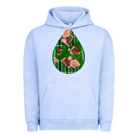Pigment Grape Ice american football and western roses teardrop Urban Hoodie - BundleAndBundleShop