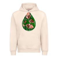 Sandshell american football and western roses teardrop Urban Hoodie - BundleAndBundleShop