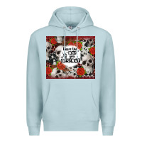 Blue Mist have the day you deserve skull and rose Premium Hoodie - JahusDesignShop