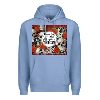 Colony Blue have the day you deserve skull and rose Premium Hoodie - JahusDesignShop