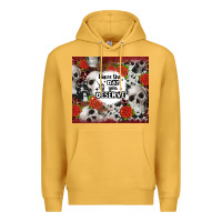 Mustard have the day you deserve skull and rose Premium Hoodie - JahusDesignShop